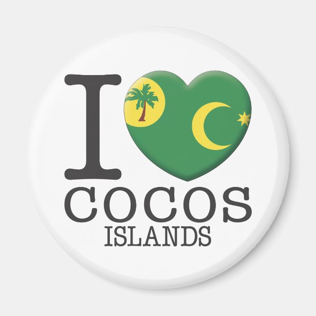 Cocos Islands Magnet (Front)