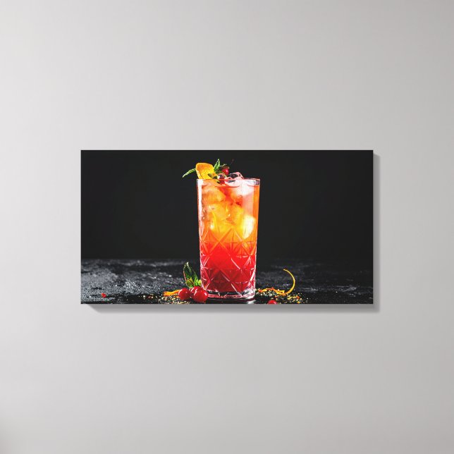 coctail canvas print (Front)