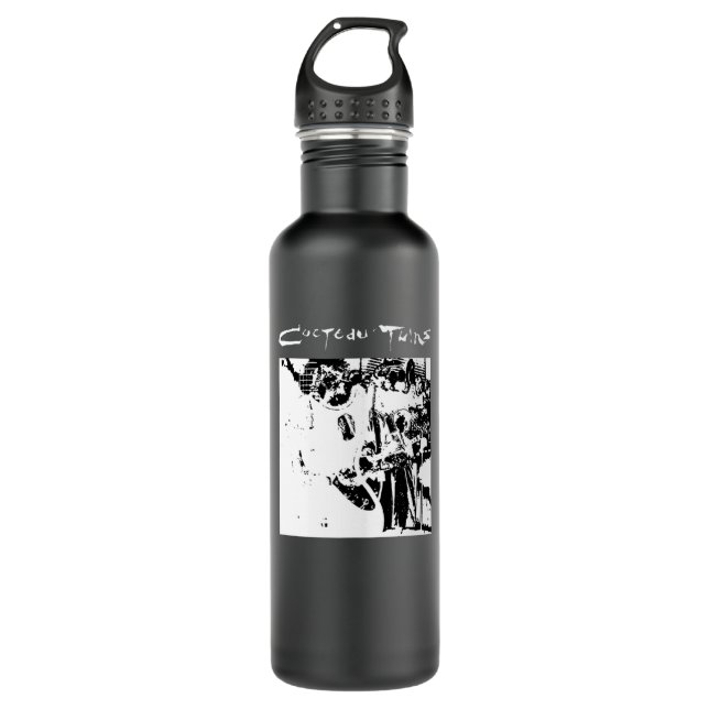 Cocteau Twins   Black and White  710 Ml Water Bottle (Front)