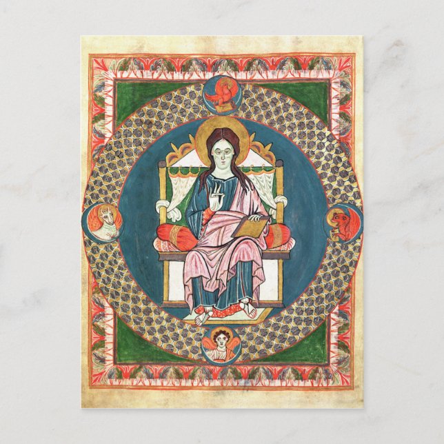 Cod. 1948 Christ in Majesty Postcard (Front)