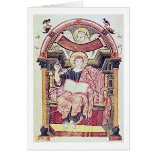 Cod 22. f.85v St. Luke the Evangelist, from Treves
