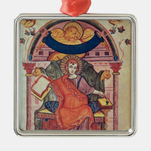 Cod.22 St. Mark, from the Ada manuscript Metal Tree Decoration