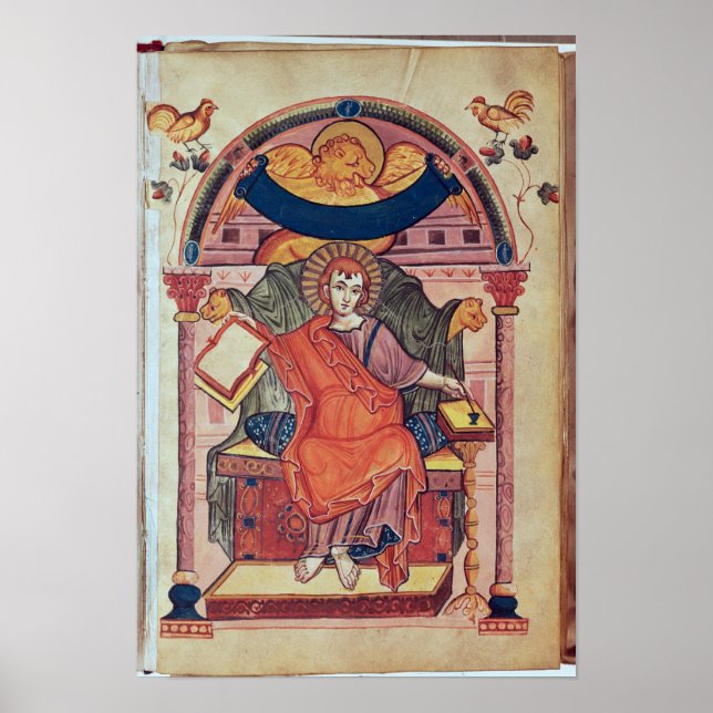 Cod.22 St. Mark, from the Ada manuscript Poster (Front)