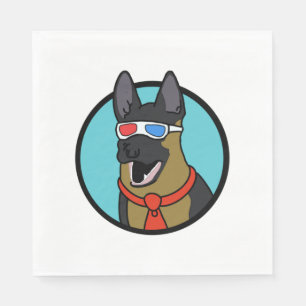 CoD German Shepherd I have no idea what I’m doing Napkin
