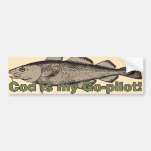 Cod is my Go-pilot!! Bumper Sticker