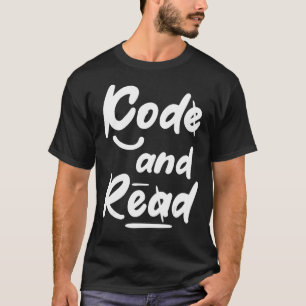 Code And Read Retro Dyslexia Learning Disability D T-Shirt