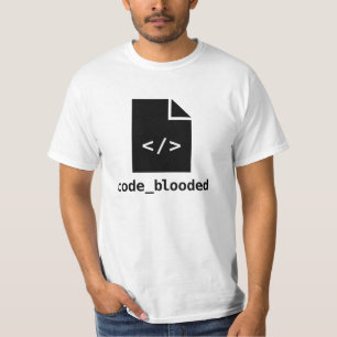 Code-blooded programmer developer coder shirt
