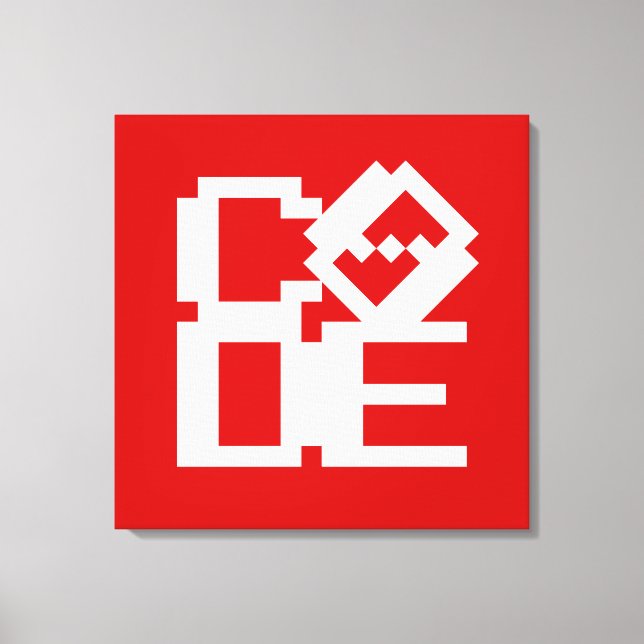 CODE CANVAS PRINT (Front)