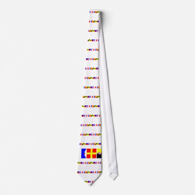 Code Flag Charlie Tie (Front)