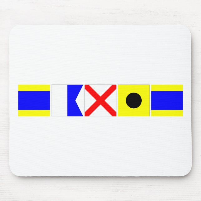 Code Flag David Mouse Mat (Front)