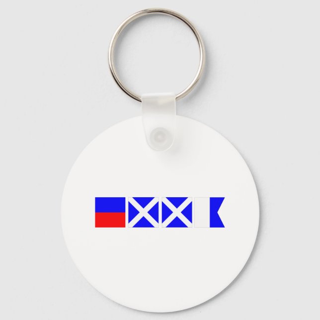 Code Flag Emma Key Ring (Front)