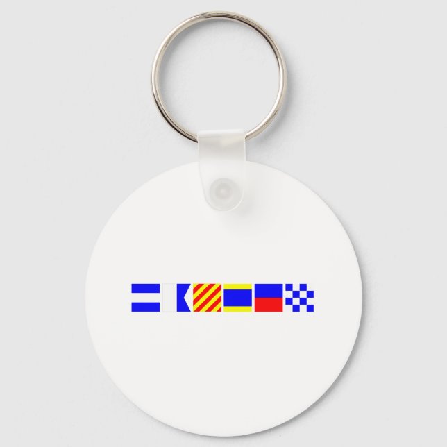 Code Flag Jayden Key Ring (Front)