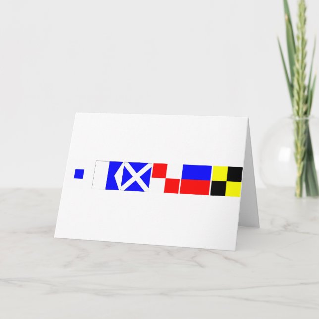 code flag Samuel Card (Front)