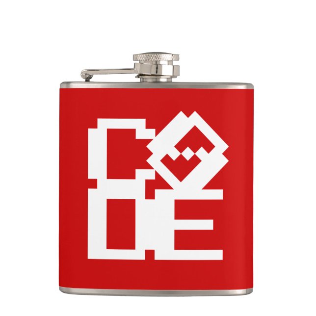 CODE HIP FLASK (Front)