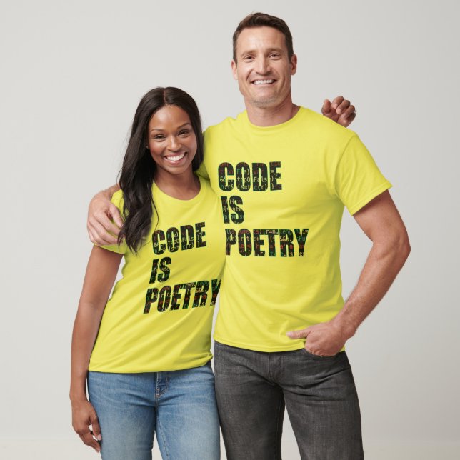 Code Is Poetry T-Shirt (Unisex)
