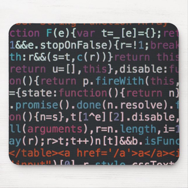 code it mouse mat (Front)