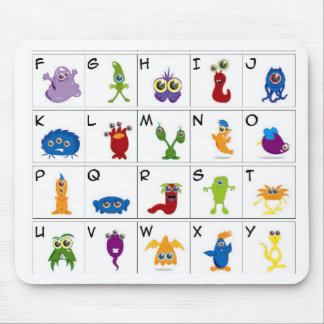 Code Key - Monsters Mouse Mat