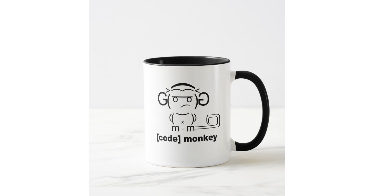 [Code] Monkey Coffee Mug | Zazzle