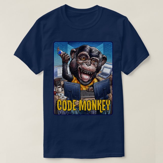 Code Monkey T-Shirt (Design Front)