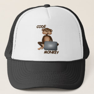 Code Monkey Trucker Hat