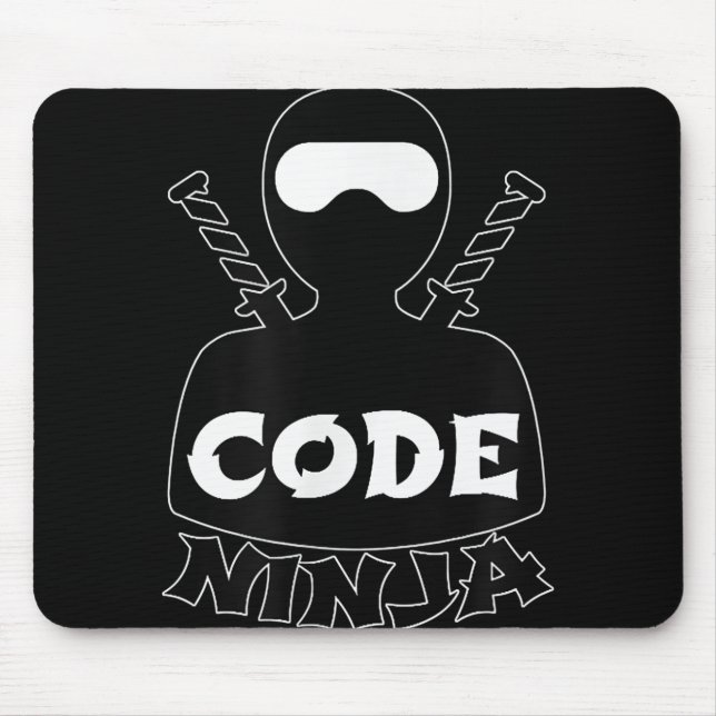 Code Ninja Computer Coding Engineer Funny Lovers Mouse Mat (Front)