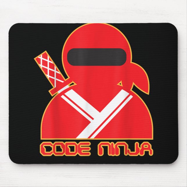 Code Ninja Computer Coding Engineer Funny Lovers Mouse Mat (Front)