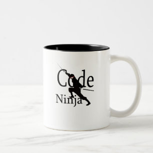 Code Ninja Two-Tone Coffee Mug