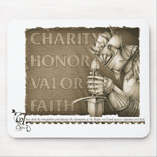 Code of Chivalry Mouse Mat