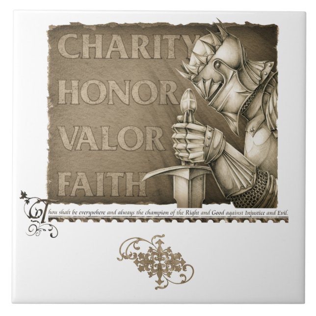 Code of Chivalry Tile (Front)