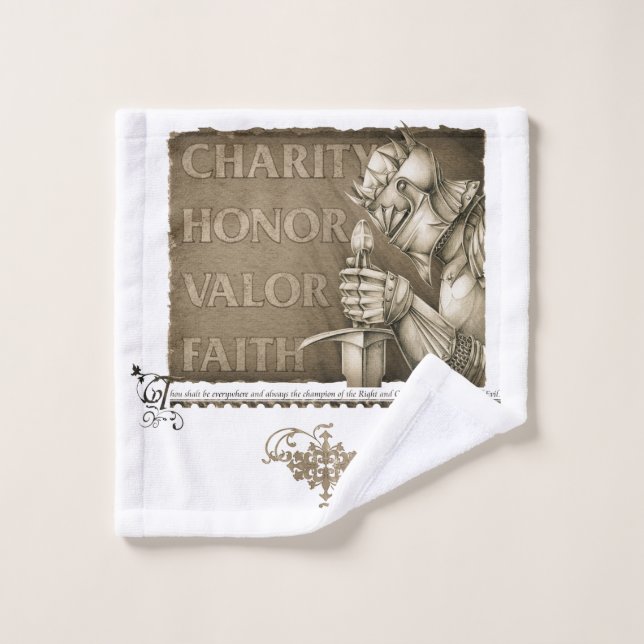 Code of Chivalry Wash Cloth (Wash Cloth)