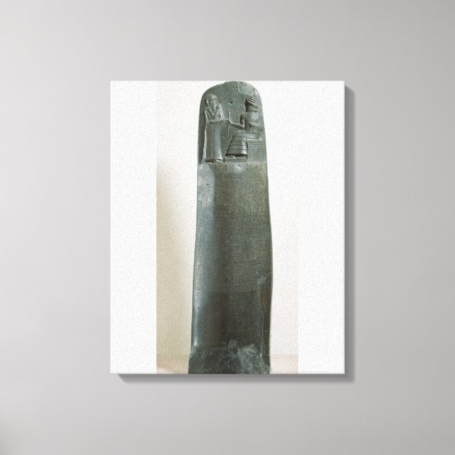 Code of Hammurabi Canvas Print (Front)