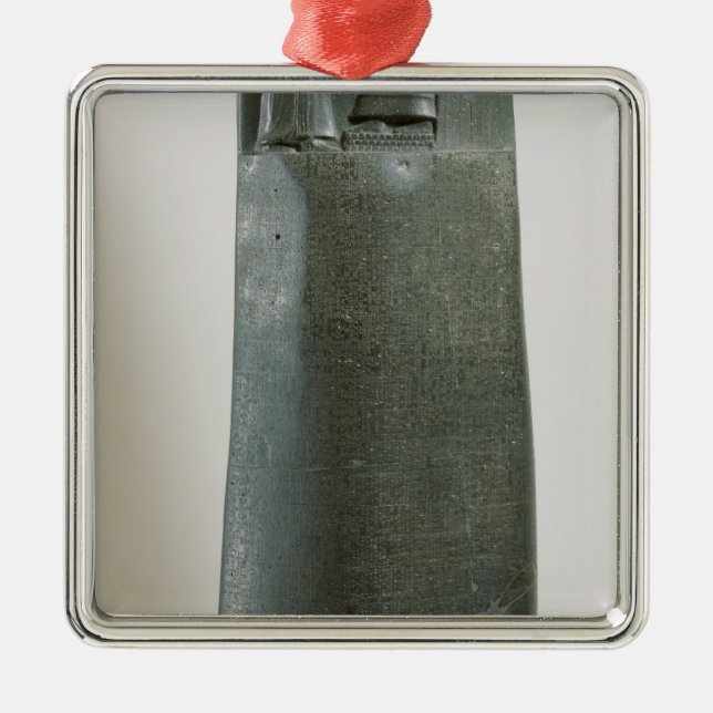 Code of Hammurabi Metal Tree Decoration (Front)