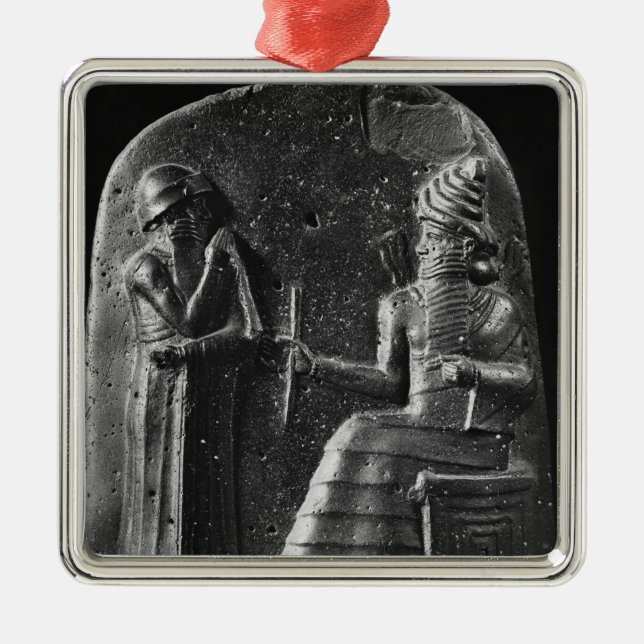 Code of Hammurabi, top of the stele Metal Tree Decoration (Front)