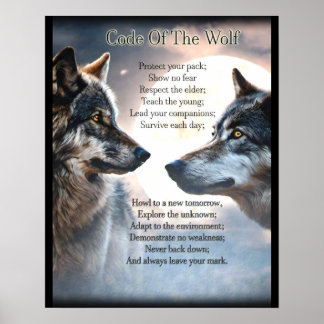 Code of the Wolf Poster