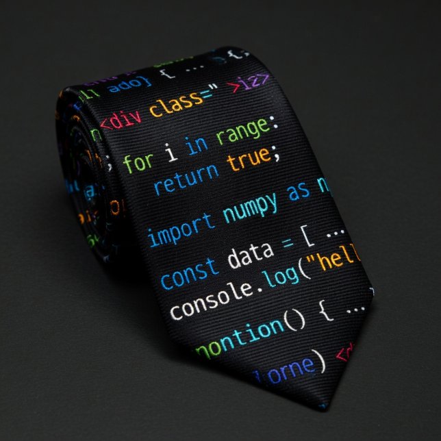 Code Rain Programmer  Tie (Creator Uploaded)