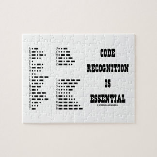 Code Recognition Is Essential (Morse Code) Jigsaw Puzzle