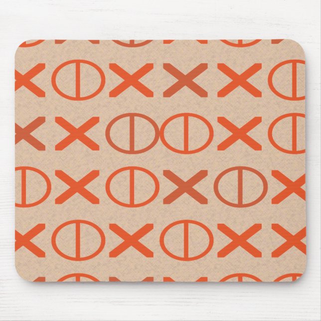 CODE Red Symbols on any Colour Mouse Mat (Front)