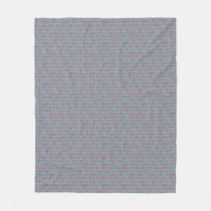 CODE Strings green on any Colour Fleece Blanket