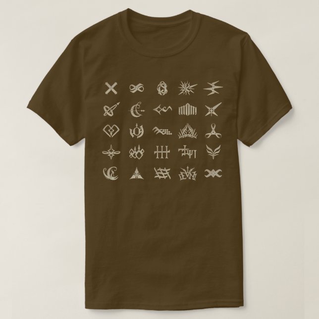 Code Vein Blood Codes T-Shirt (Design Front)