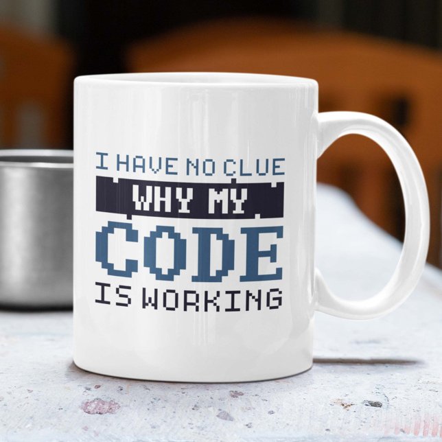 Code Working Coffee Mug (Creator Uploaded)