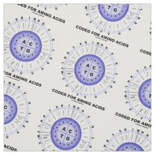 Coded For Amino Acids (Genetic Code DNA) Fabric