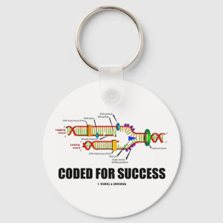 Coded For Success (DNA Replication) Key Ring