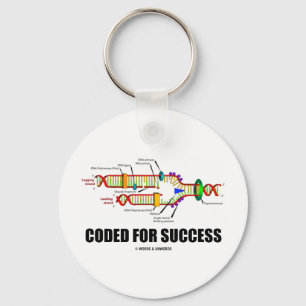 Coded For Success (DNA Replication) Key Ring