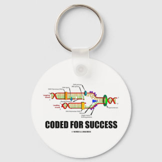 Coded For Success (DNA Replication) Key Ring