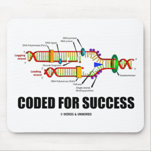 Coded For Success (DNA Replication) Mouse Mat