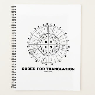 Coded For Translation RNA Codon Wheel Geek Humour Planner