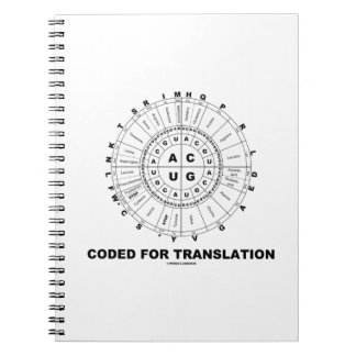 Coded For Translation (RNA Codon Wheel) Notebook
