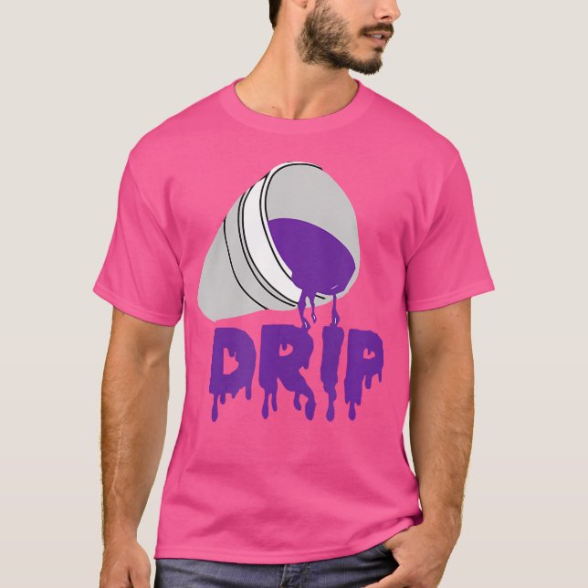 Codeine Dream Drip Purple Hip Hop Rap Social Media T-Shirt (Front)