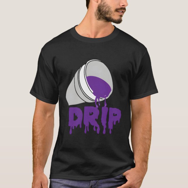 Codeine Dream Drip Purple Hip Hop Rap Social Media T-Shirt (Front)