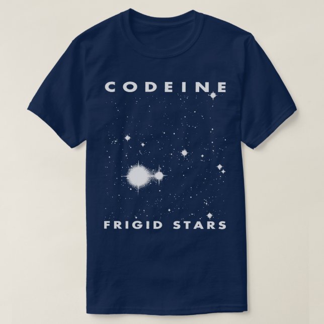 Codeine Frigid Stars T-Shirt (Design Front)